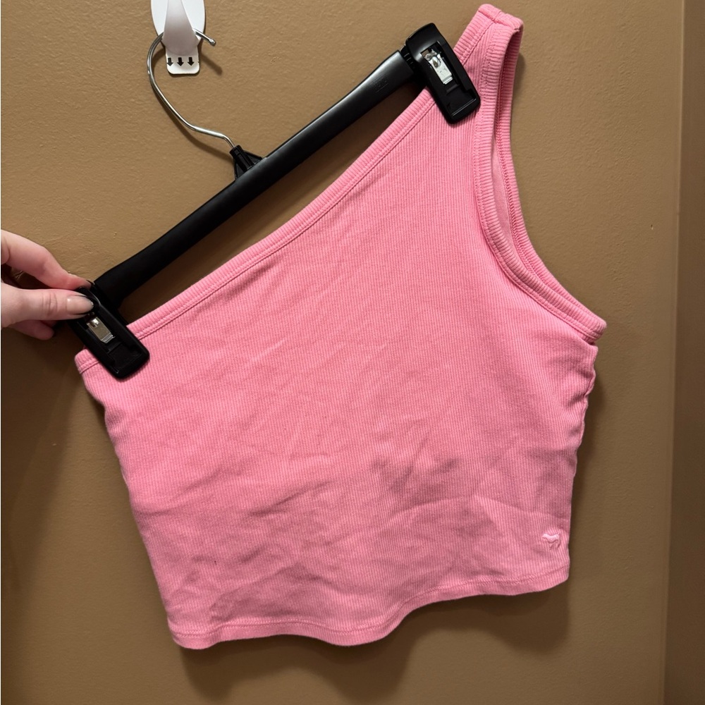 PINK Victoria's Secret Pink Asymmetrical Crop Top